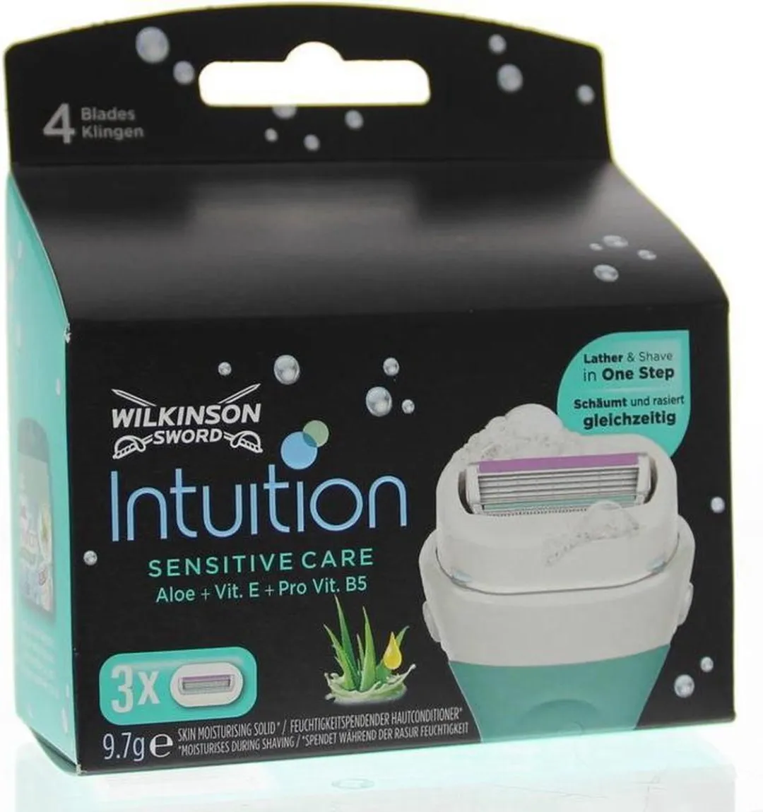 Wilkinson Sword Intuition Dry Skin Mes Sens 3 Stuks