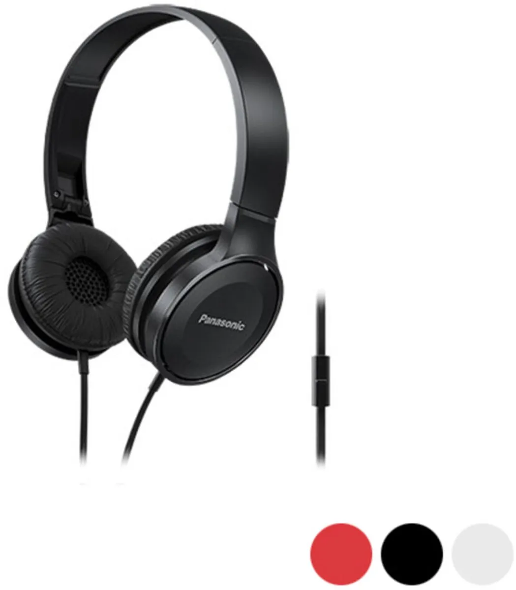 Panasonic RP-HF100ME-K Hoofdtelefoon met microfoon - Zwart