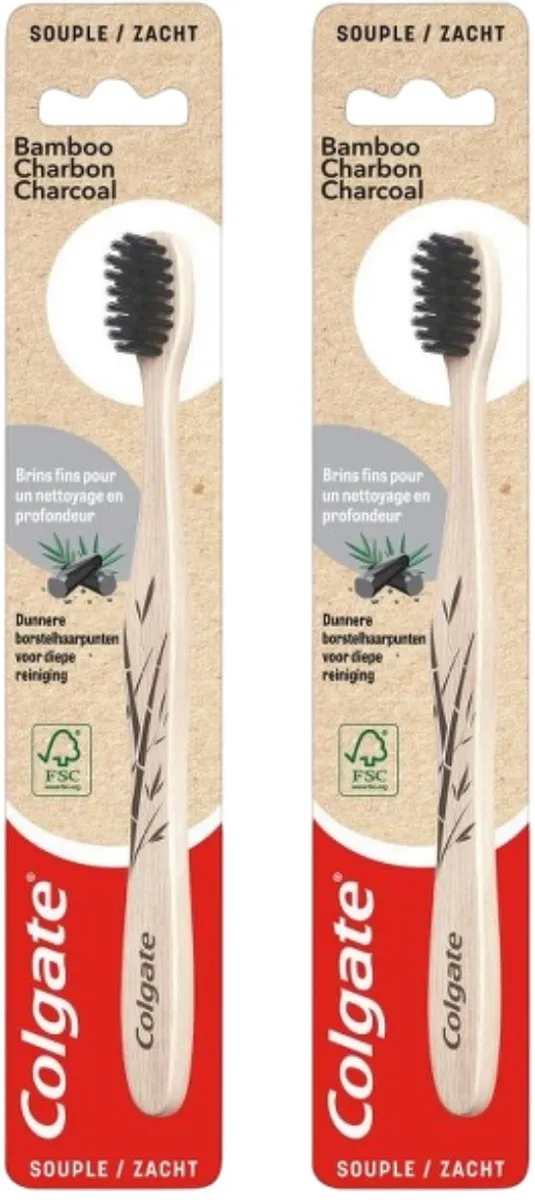 Colgate Bamboe Charcoal Tandenborstel