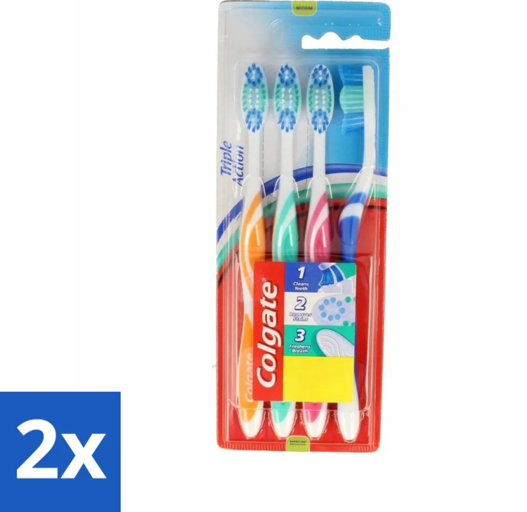 Colgate Triple Action Tandenborstels Medium