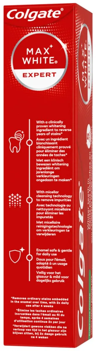 Colgate Max White Expert Purifying Power Tandpasta 75ml