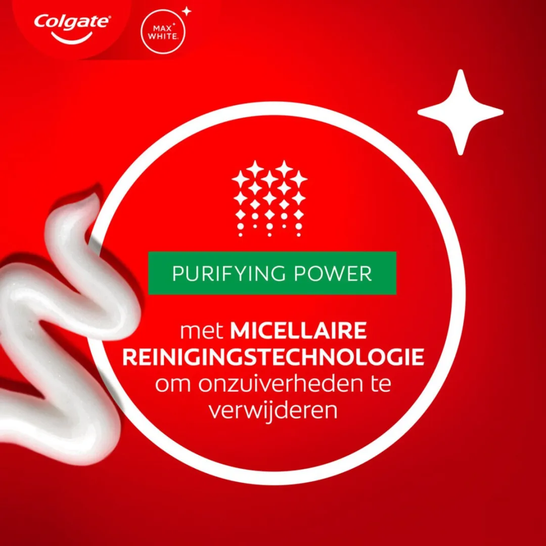 Colgate Max White Expert Purifying Power Tandpasta 75ml