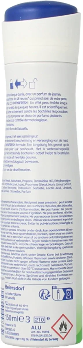 NIVEA Fresh Pure Deo Spray 150ml