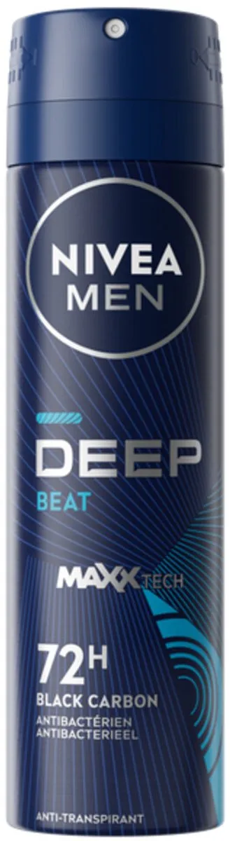 NIVEA MEN Deospray Deep Beat 150ml - 20 Stuks