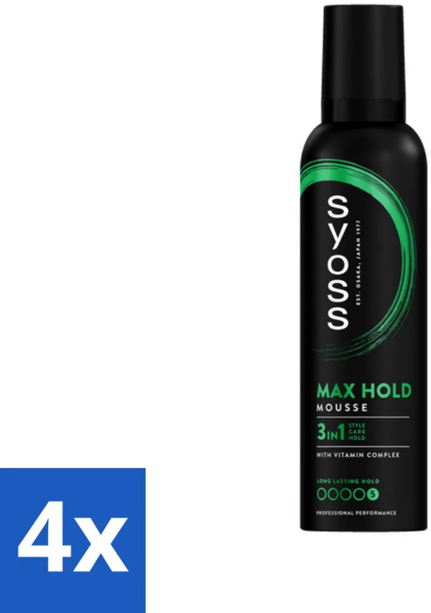 Syoss Max Hold Haarmousse 250ml