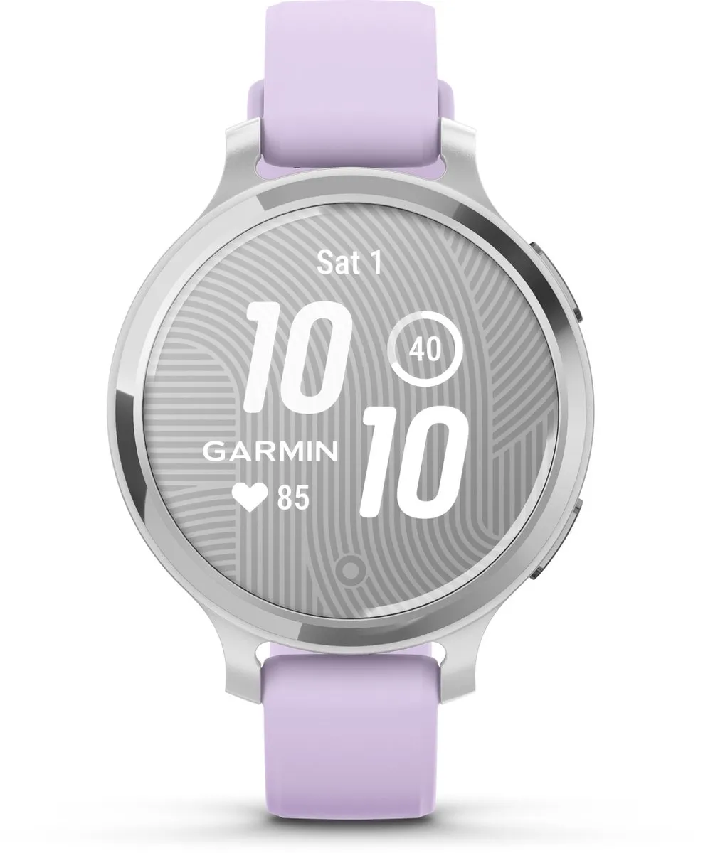Garmin Lily 2 Active Smartwatch 35mm - Zilver met Paarse Band