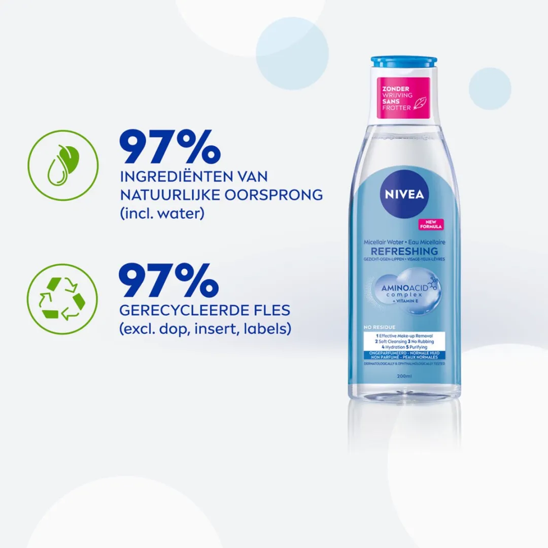 NIVEA Micellair Reinigingswater 200ml - 15 Stuks