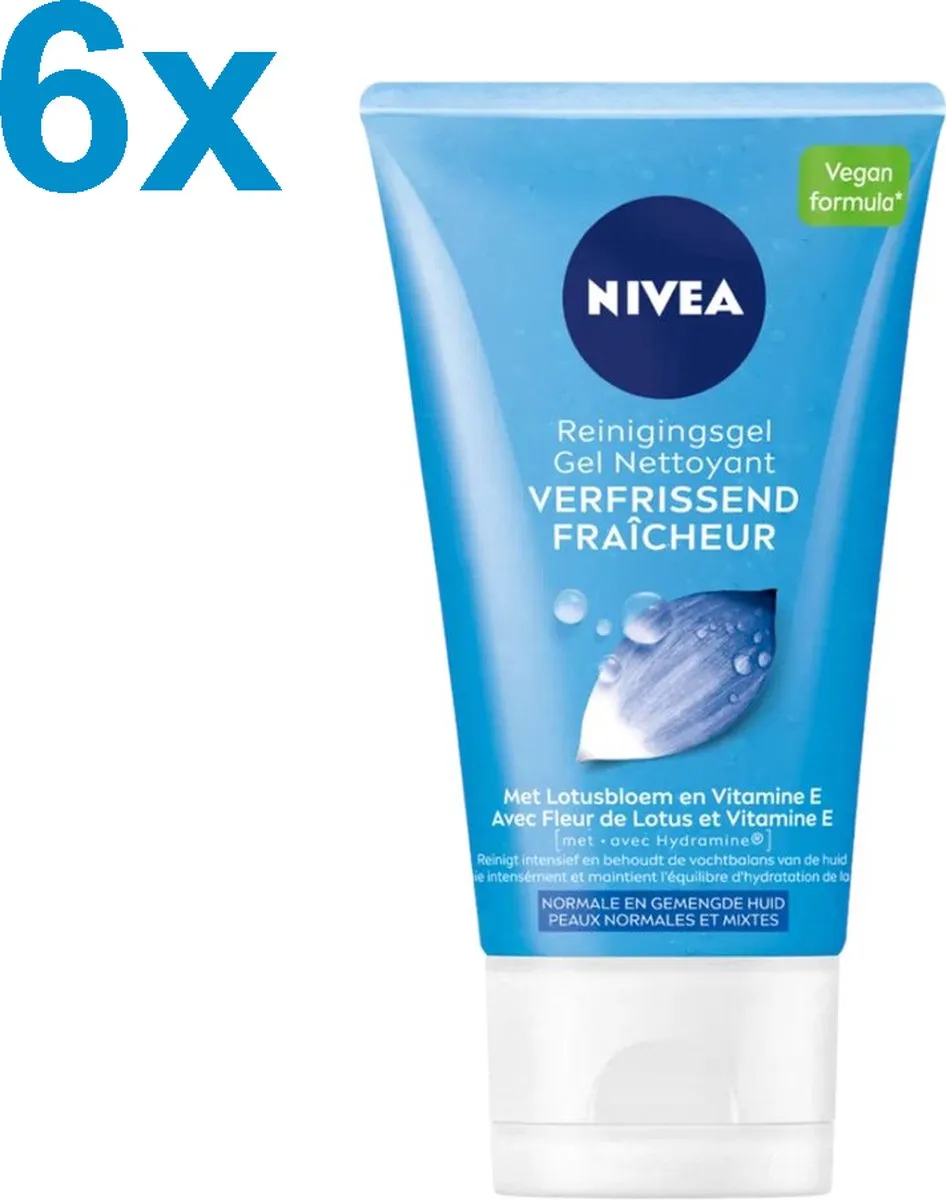 NIVEA Essentials Verfrissende Reinigingsgel Normale Huid 150ml