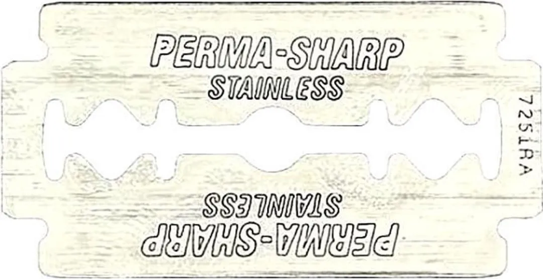 Gillette Perma-Sharp Double Edge Blades - 5 Stuks