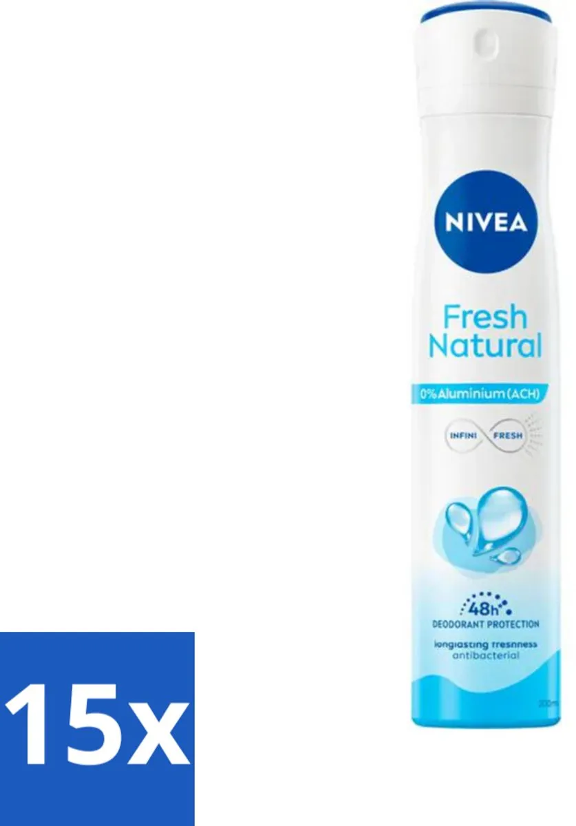 NIVEA Fresh Natural Deodorant Spray 200ml