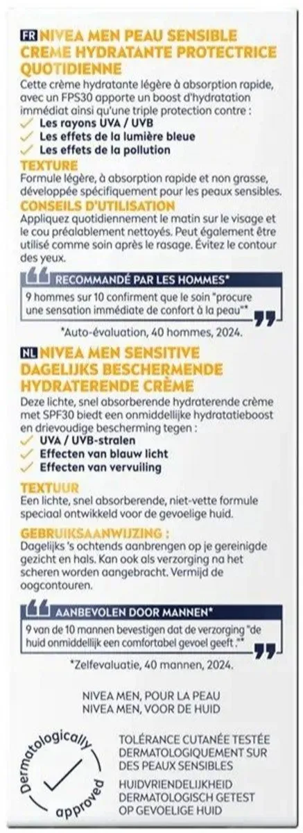 NIVEA MEN Sensitive Dagcrème SPF30 - 50ml - afbeelding 6 van 6