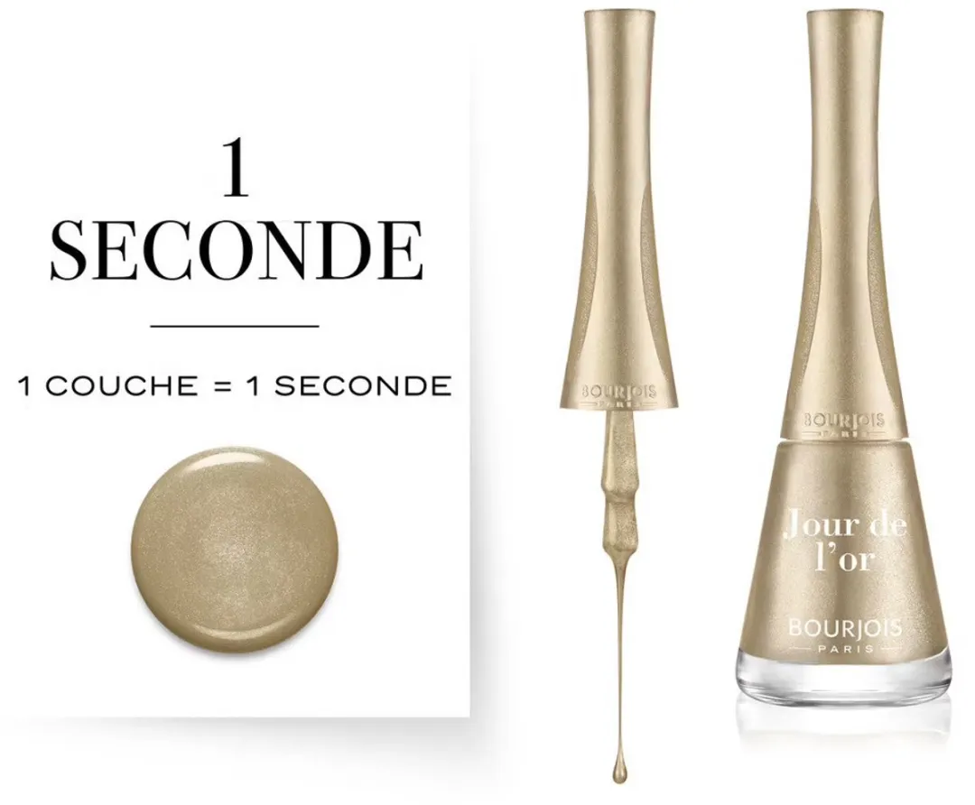 Bourjois 1 Seconde Nagellak 40 Jour de l'Or - 9ml - Goud