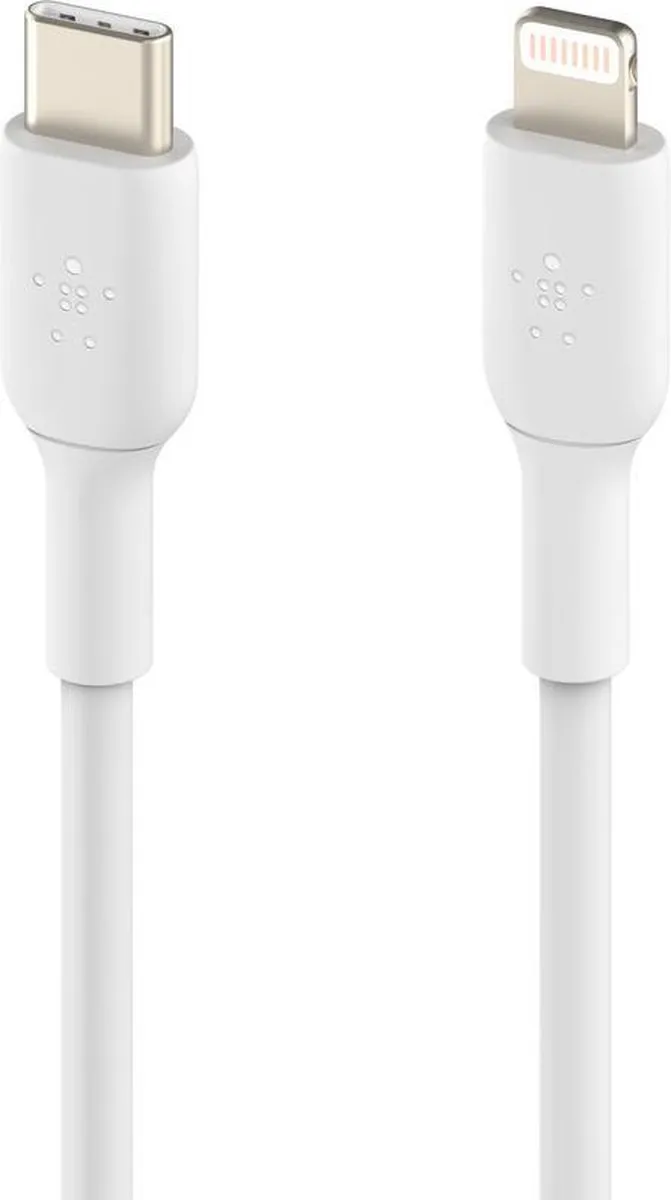 Belkin iPhone Lightning naar USB-C Kabel CAA003bt1MWH - 1m - Wit