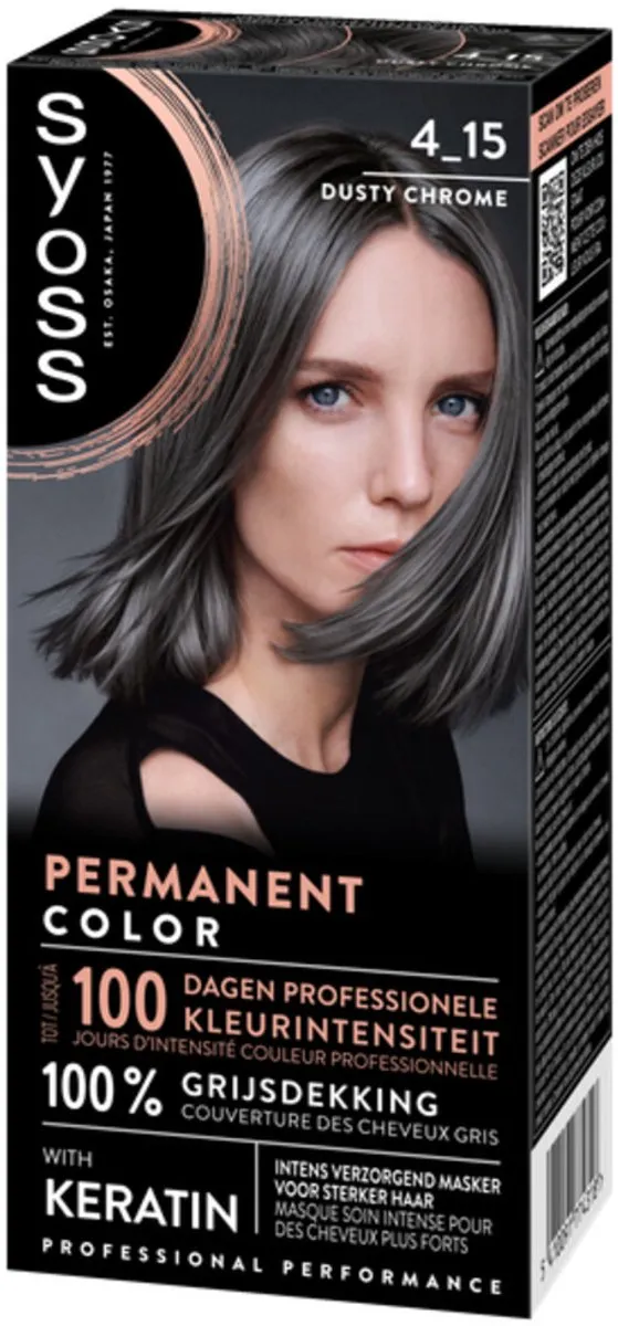 SYOSS Coloration 4-15 Dusty Chrome Haarverf - 2x230ml