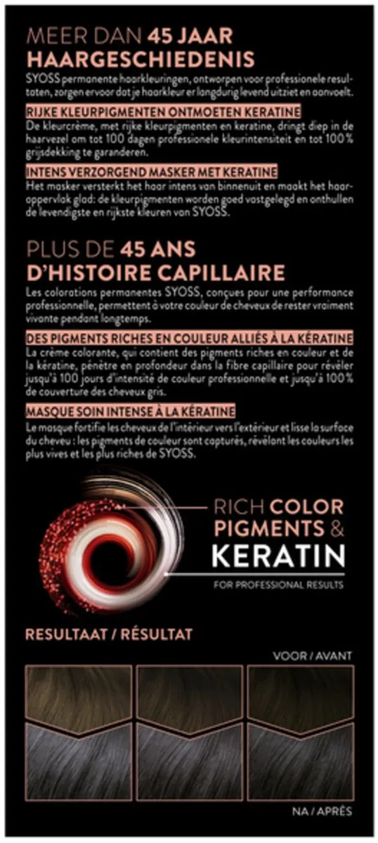 SYOSS Coloration 4-15 Dusty Chrome Haarverf - 2x230ml