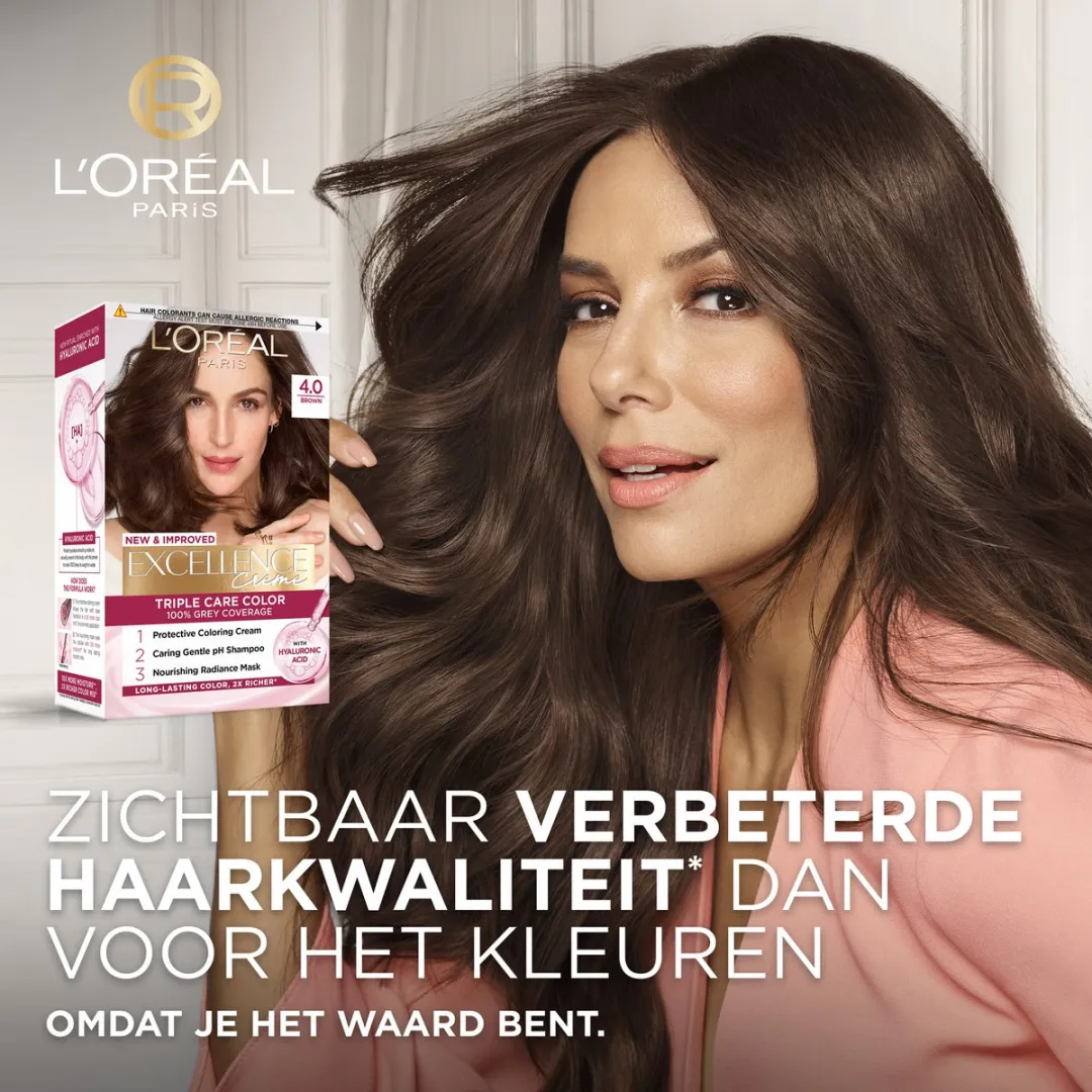 L'Oréal Paris Excellence Crème Boeiende Brunette 5.02 Haarverf 100ml