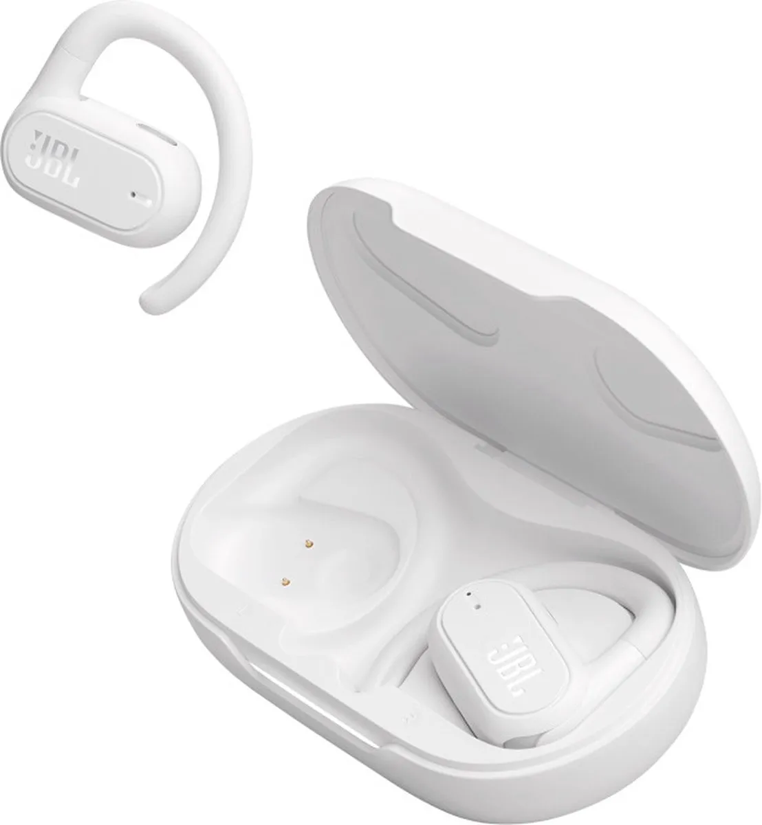 JBL Soundgear Sense Open Ear Oordopjes - 32 uur - IP54 - Wit