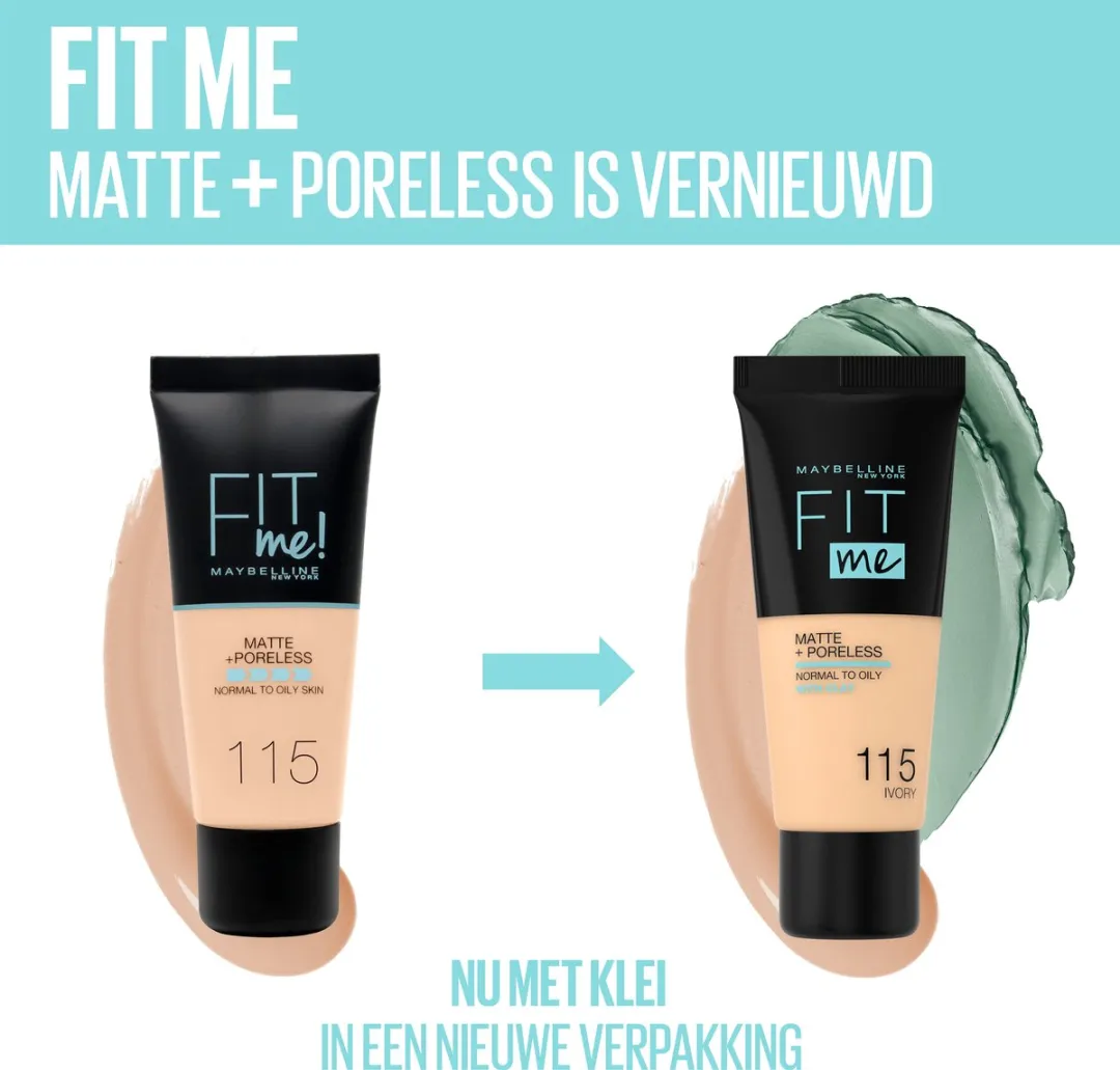 Maybelline Fit Me Matte & Poreless Foundation 245 Classic Beige - 30ml