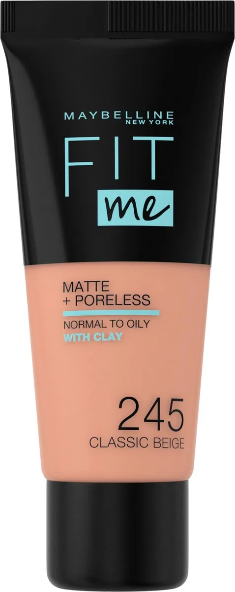 Maybelline Fit Me Matte & Poreless Foundation 245 Classic Beige