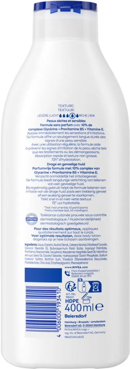 NIVEA Repair & Care Sensitive Bodylotion 400ml