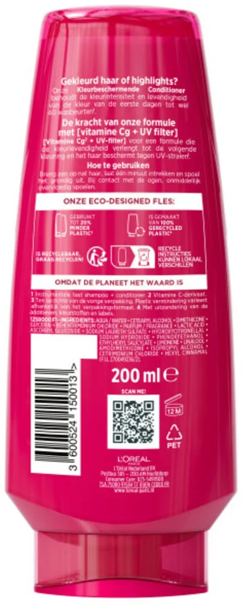 L'Oréal Elvive Color Vive Conditioner 600ml - 3 Stuks