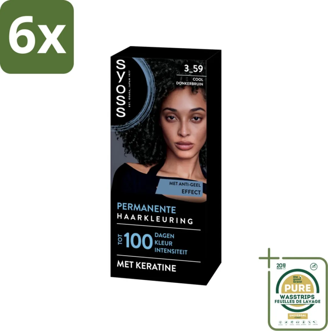 SYOSS Coloration 3-59 Cool Donkerbruin Haarverf