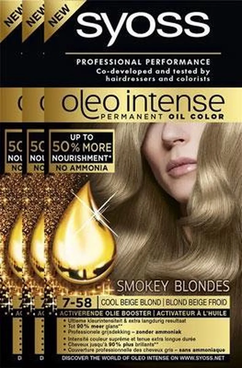 SYOSS Oleo Intense 7-58 Beige Blond Permanent