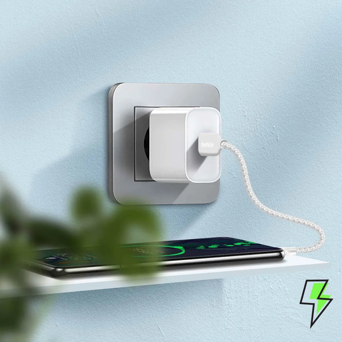 Belkin CAB001bt0MWH USB-C naar USB Kabel 0,15m - Wit