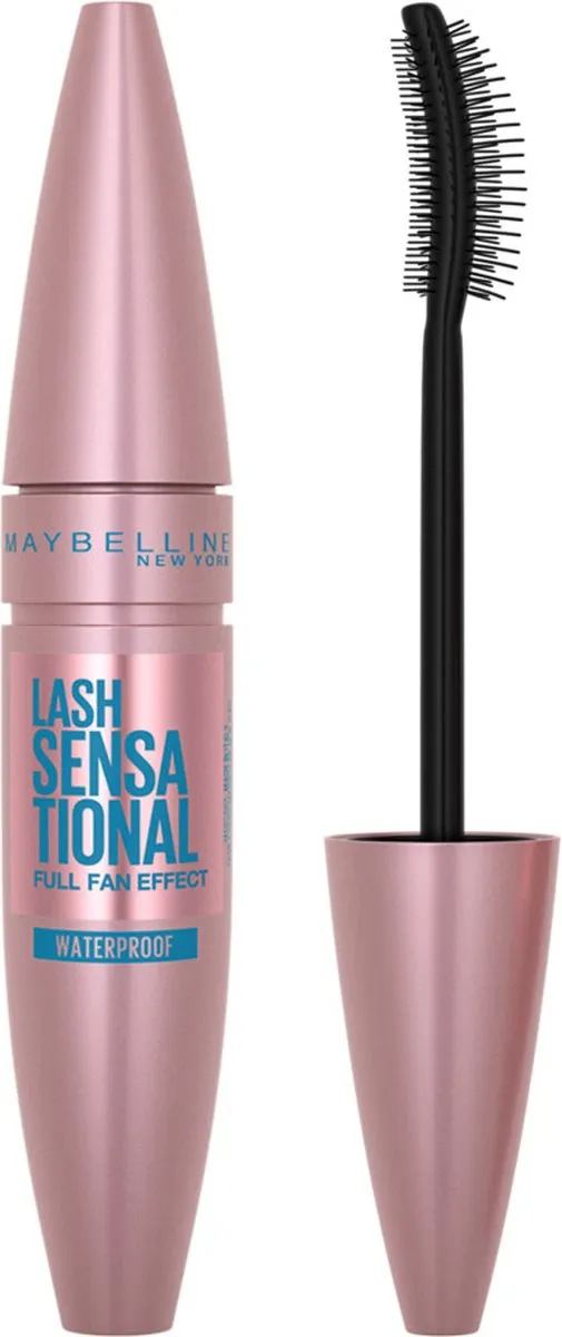 Maybelline Lash Sensational Mascara Waterproof Very Black - 20g (5x4) - afbeelding 6 van 6