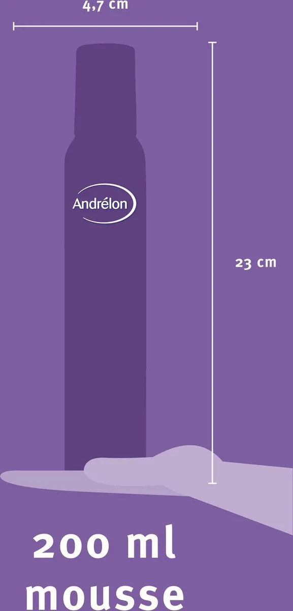 Andrélon Kokos Boost Styling Haarmousse 200ml - 6 Stuks