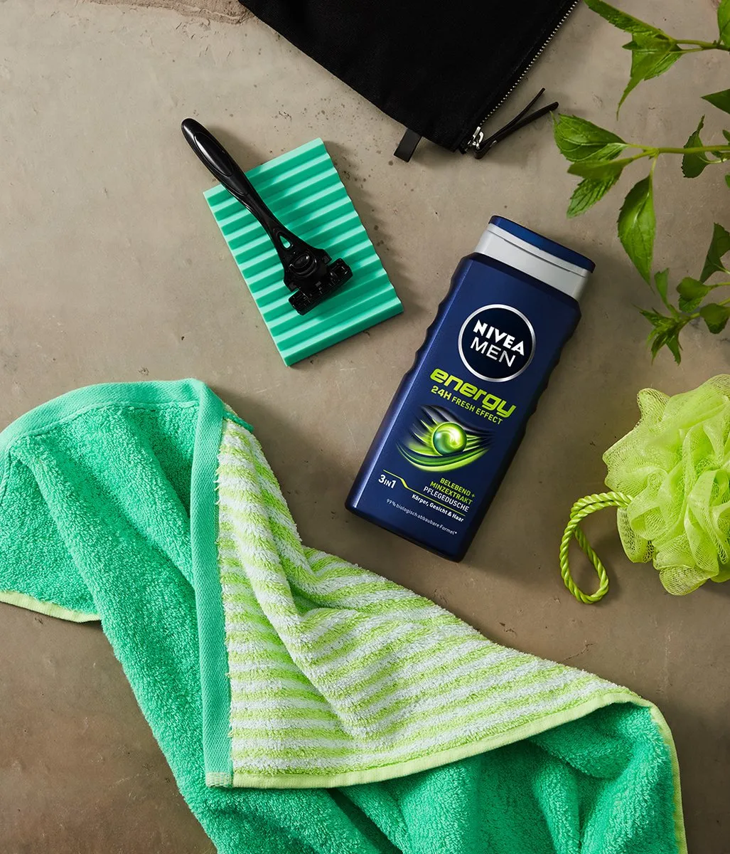 NIVEA MEN Energy Douchegel - 3x250ml
