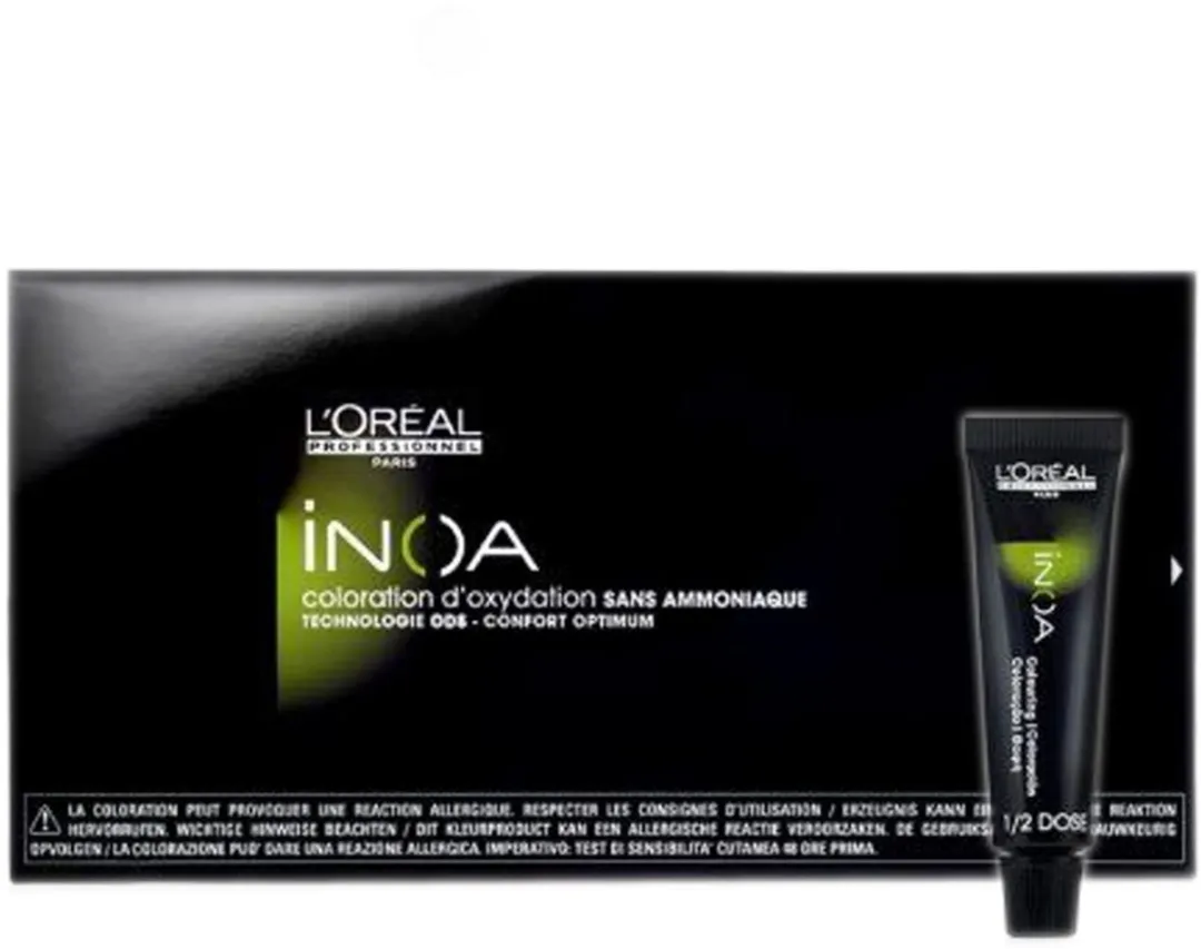 L'Oréal Paris INOA Licht Blond Haarverf 6x8g