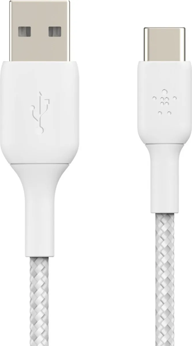 Belkin CAB002bt1MWH USB-C naar USB-A Kabel 1m - Wit