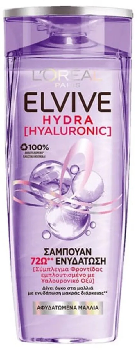 L'Oréal Paris Elvive Hydra Hyaluronic Shampoo 6x400ml