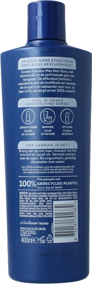 Andrélon Men Anti-Roos Shampoo 400ml