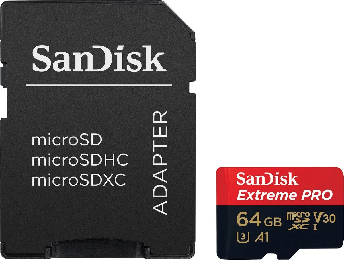 SanDisk Extreme PRO MicroSDXC SDSQXCG-064G-GN6MA - 64GB