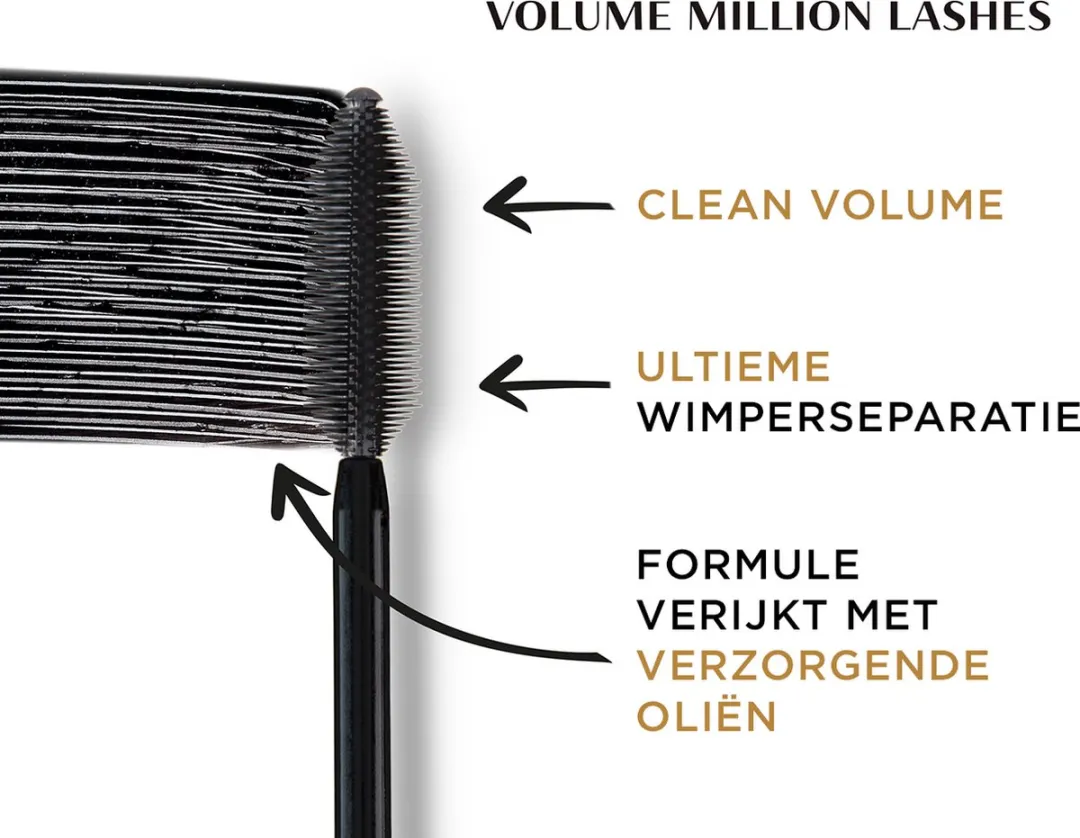L'Oréal Paris Volume Million Lashes Mascara 27ml - 3 Stuks