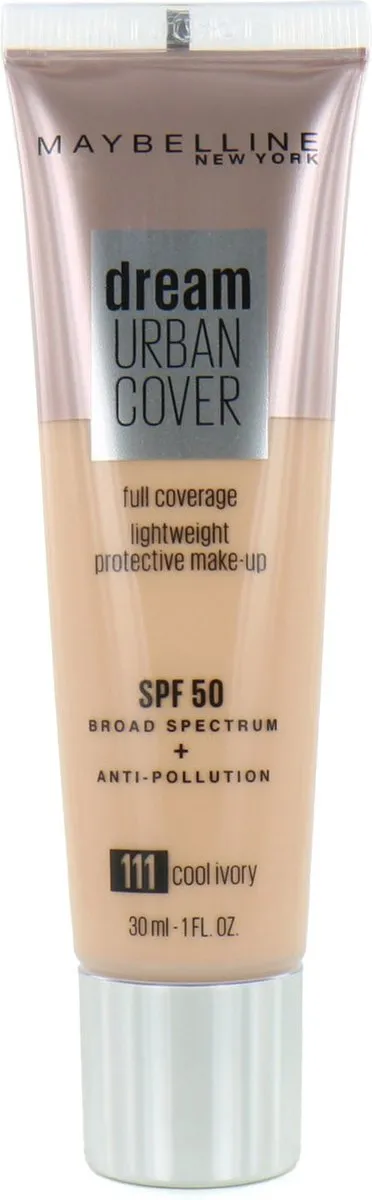 Maybelline Dream Urban Cover Foundation 111 Cool Ivory - 30ml