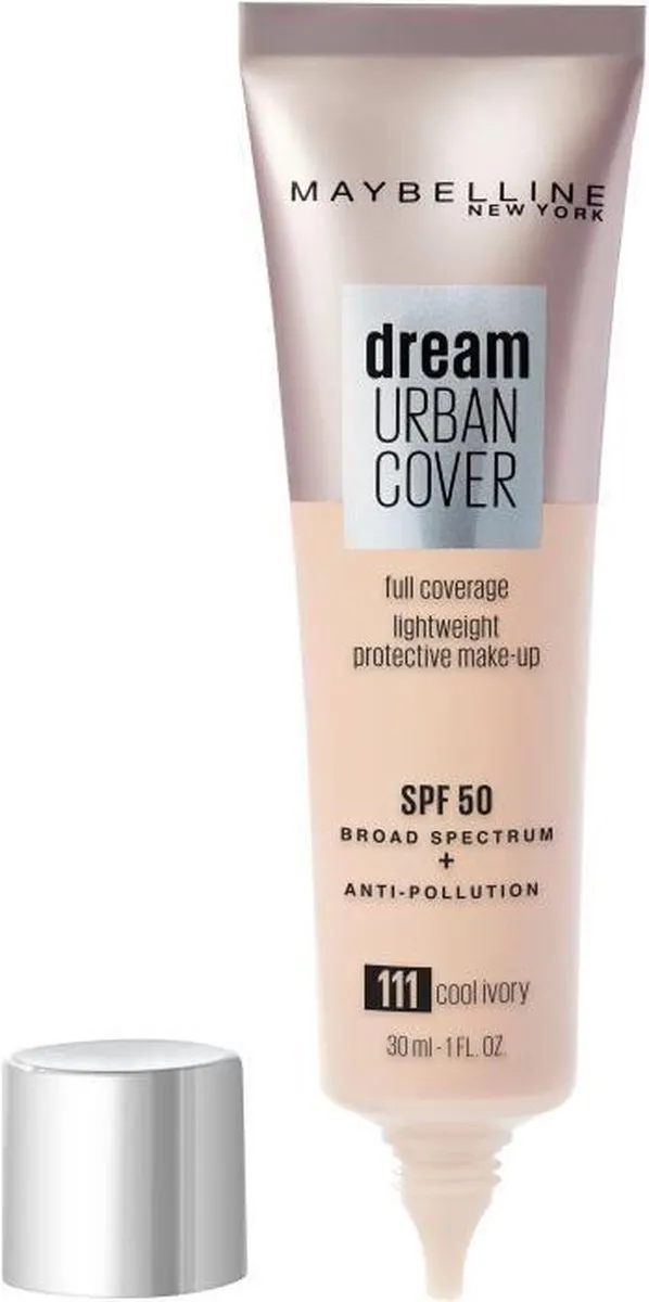 Maybelline Dream Urban Cover Foundation 111 Cool Ivory - 30ml