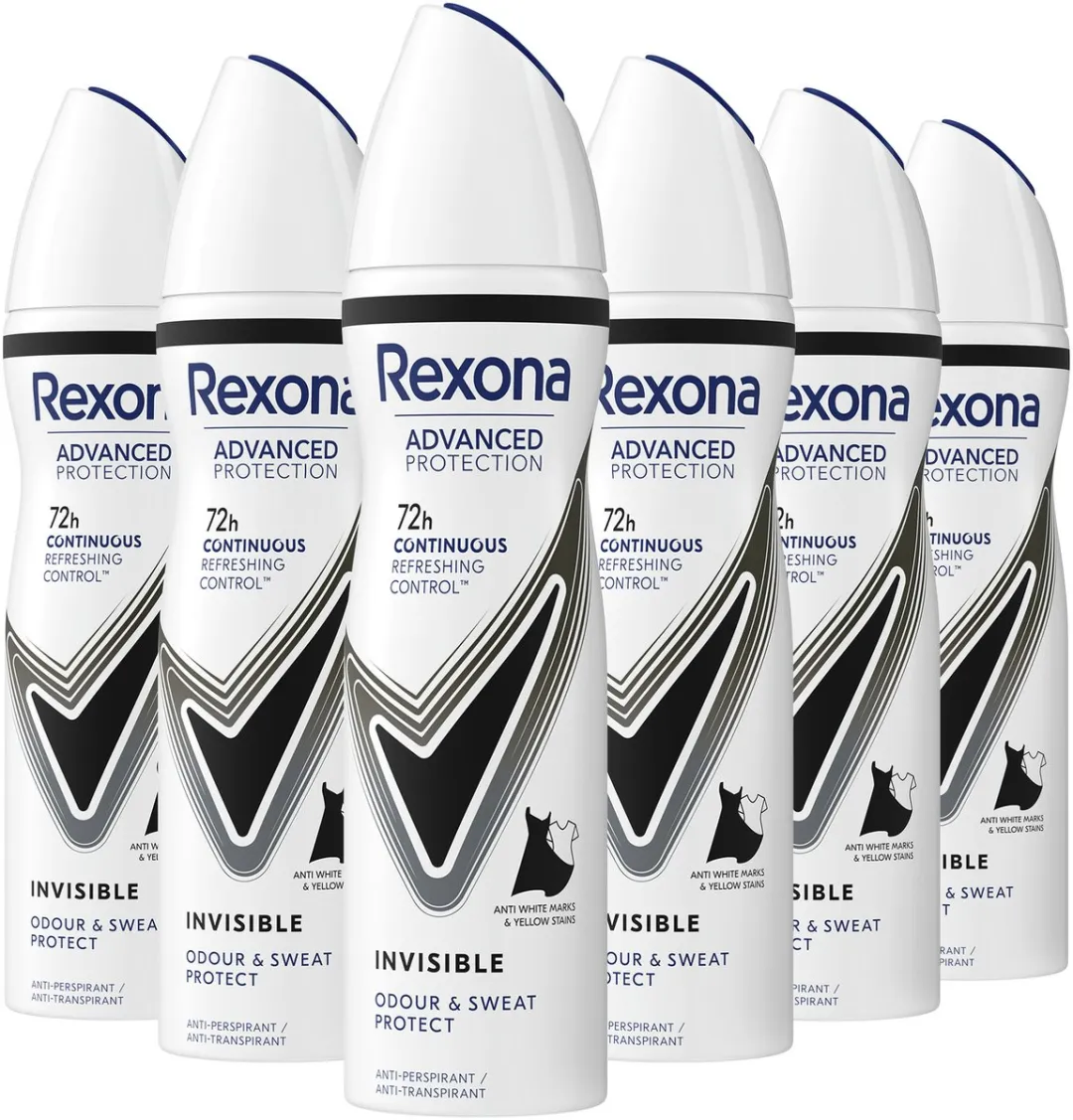 Rexona Women Advanced Protection Anti-Transpirant Spray - 6x150ml