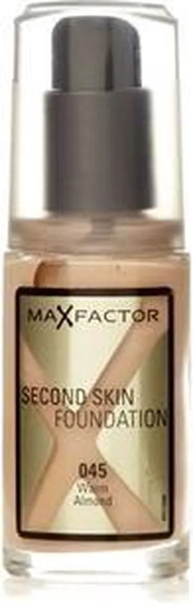 Max Factor Second Skin Foundation 045 Warm Almond