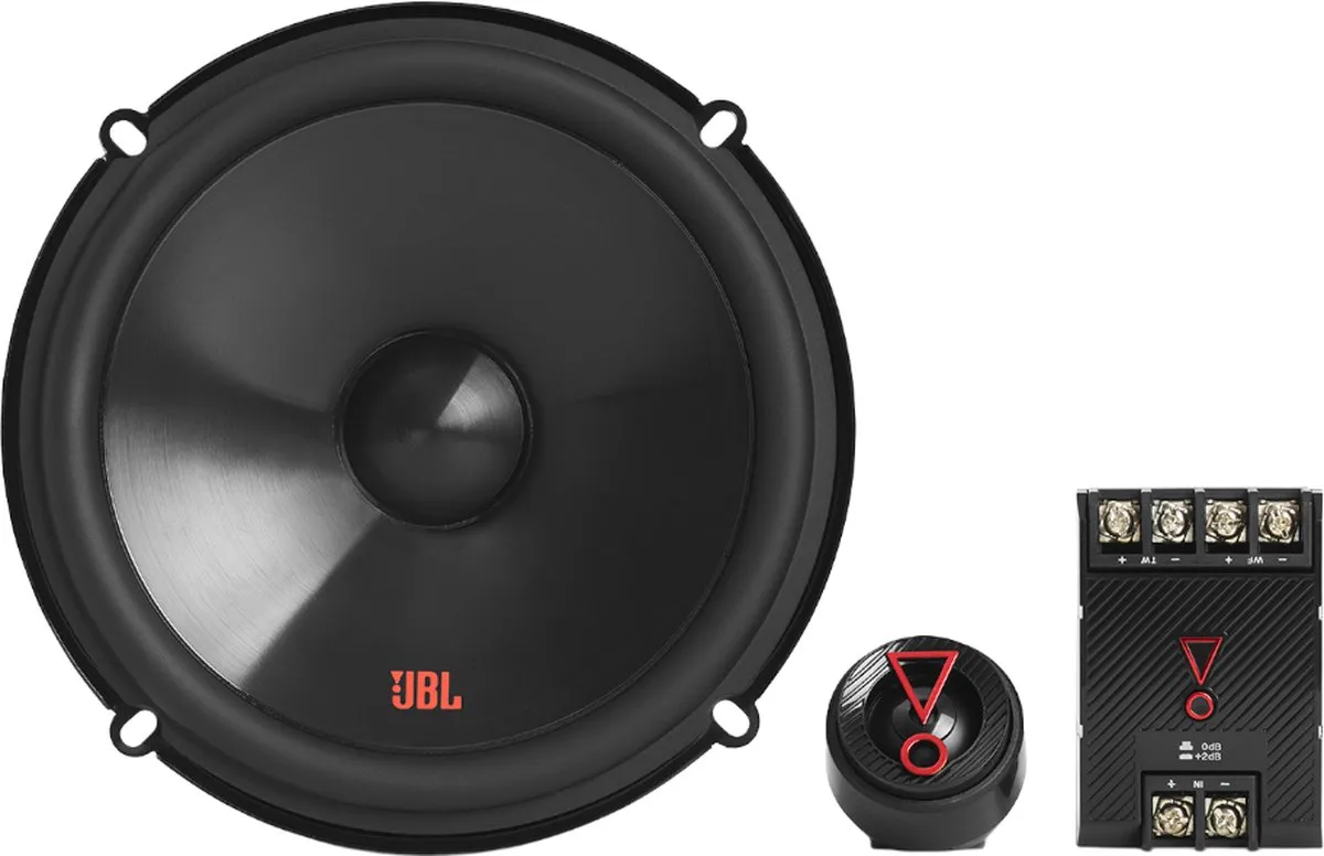 JBL Stage3 607CF - Autospeakers - 16,5 cm - 2-weg Composet - 250 Watt - Zonder Grill - Zwart