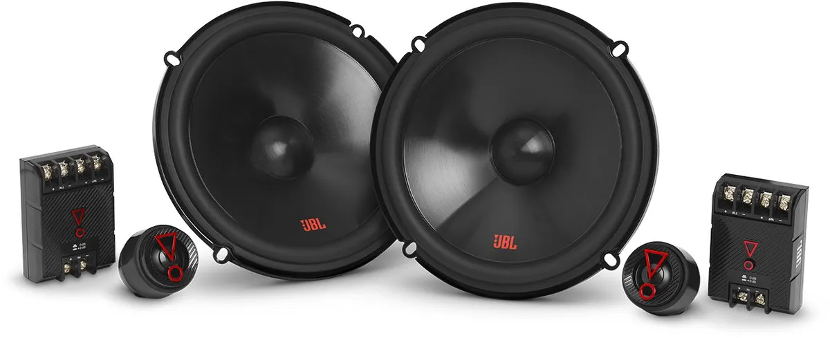 JBL Stage3 607CF - Autospeakers - 16,5 cm - 2-weg Composet - 250 Watt - Zonder Grill - Zwart