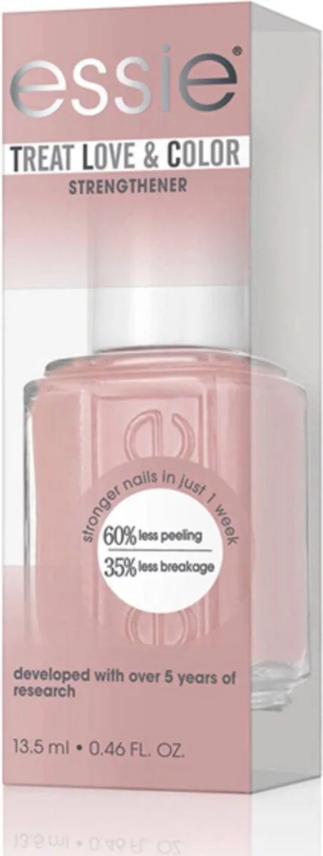 essie - TREAT LOVE & COLOR™ - 90 on the mauve - grijs - nagelverharder met calcium & camellia-extract - 13,5 ml