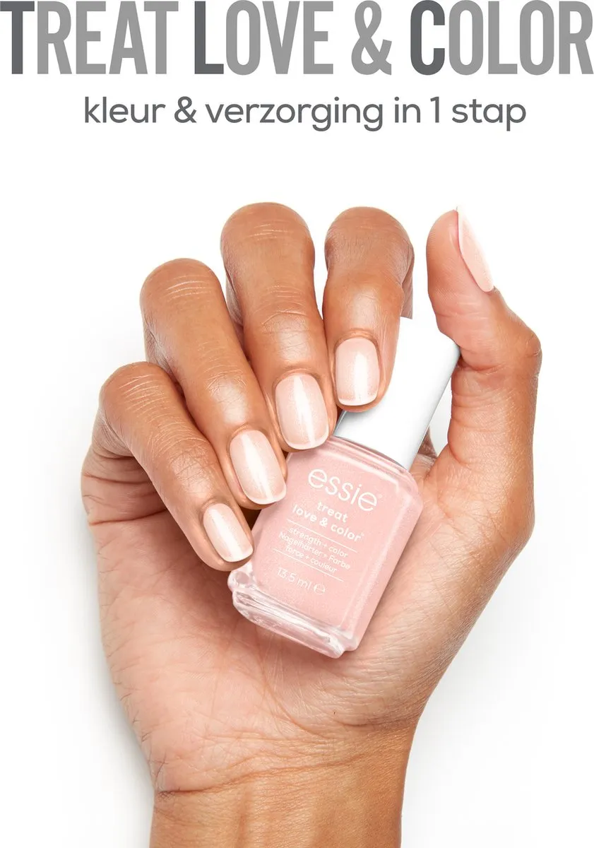 essie - TREAT LOVE & COLOR™ - 90 on the mauve - grijs - nagelverharder met calcium & camellia-extract - 13,5 ml
