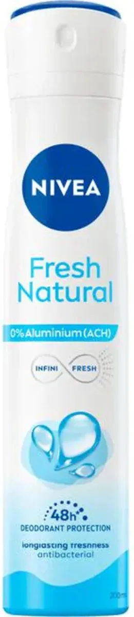 NIVEA Fresh Natural Deodorant Spray 200ml