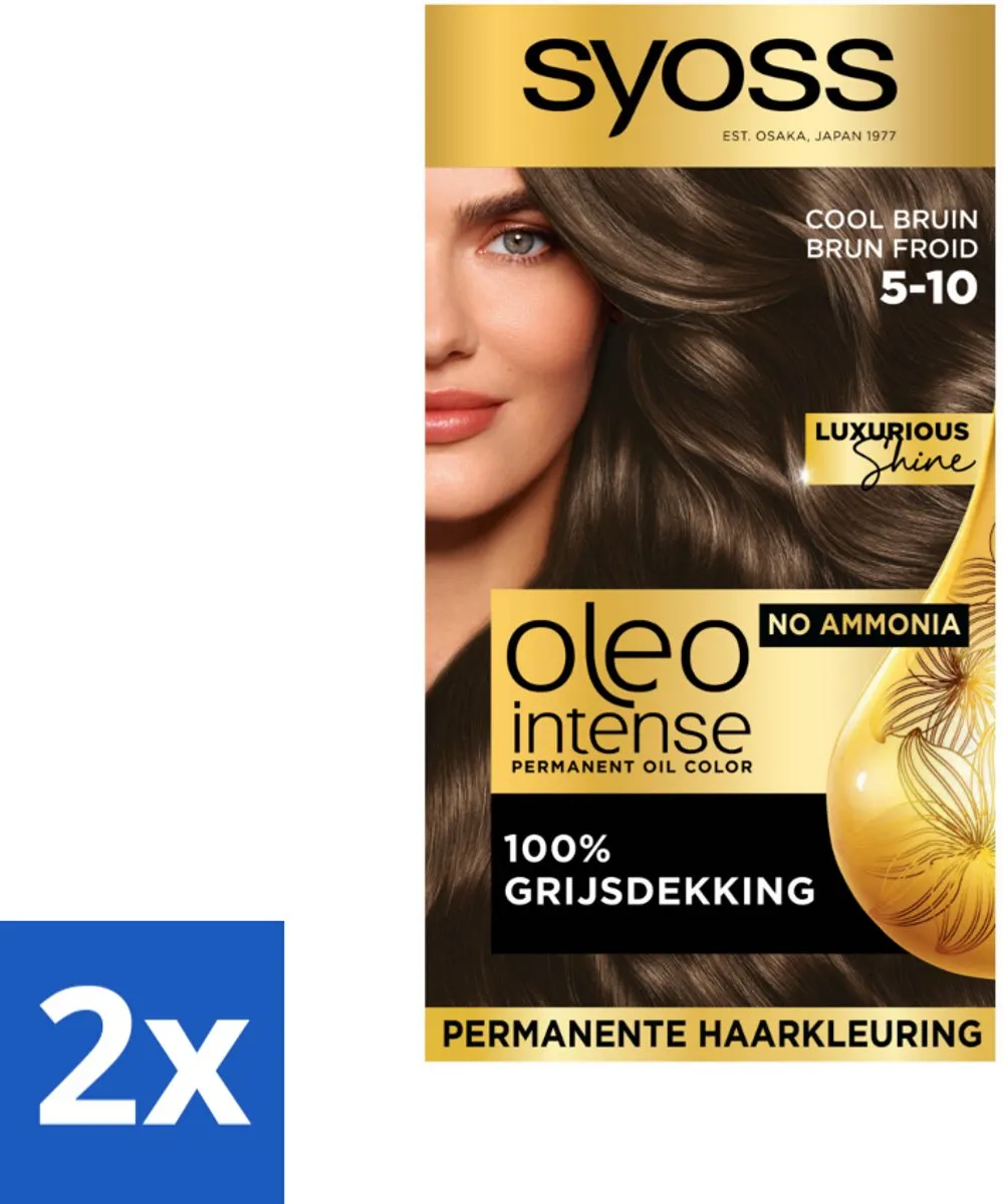 SYOSS Oleo Intense 5-10 Haarverf Cool Bruin