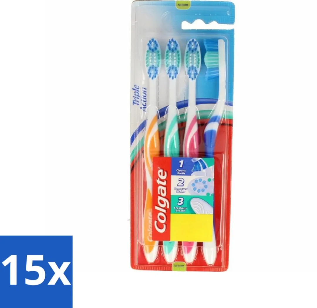 Colgate Triple Action Tandenborstels Medium