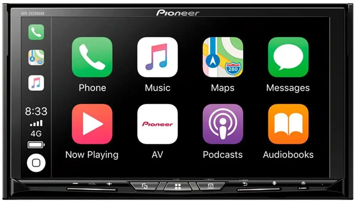 Pioneer AVH-Z9200DAB Autoradio Dubbel din - 4x50W - Zwart - afbeelding 6 van 6