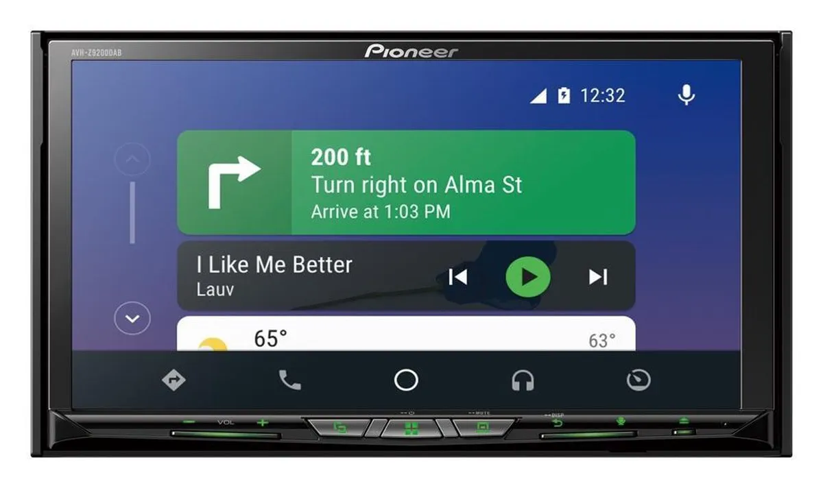 Pioneer AVH-Z9200DAB Autoradio Dubbel din - 4x50W - Zwart